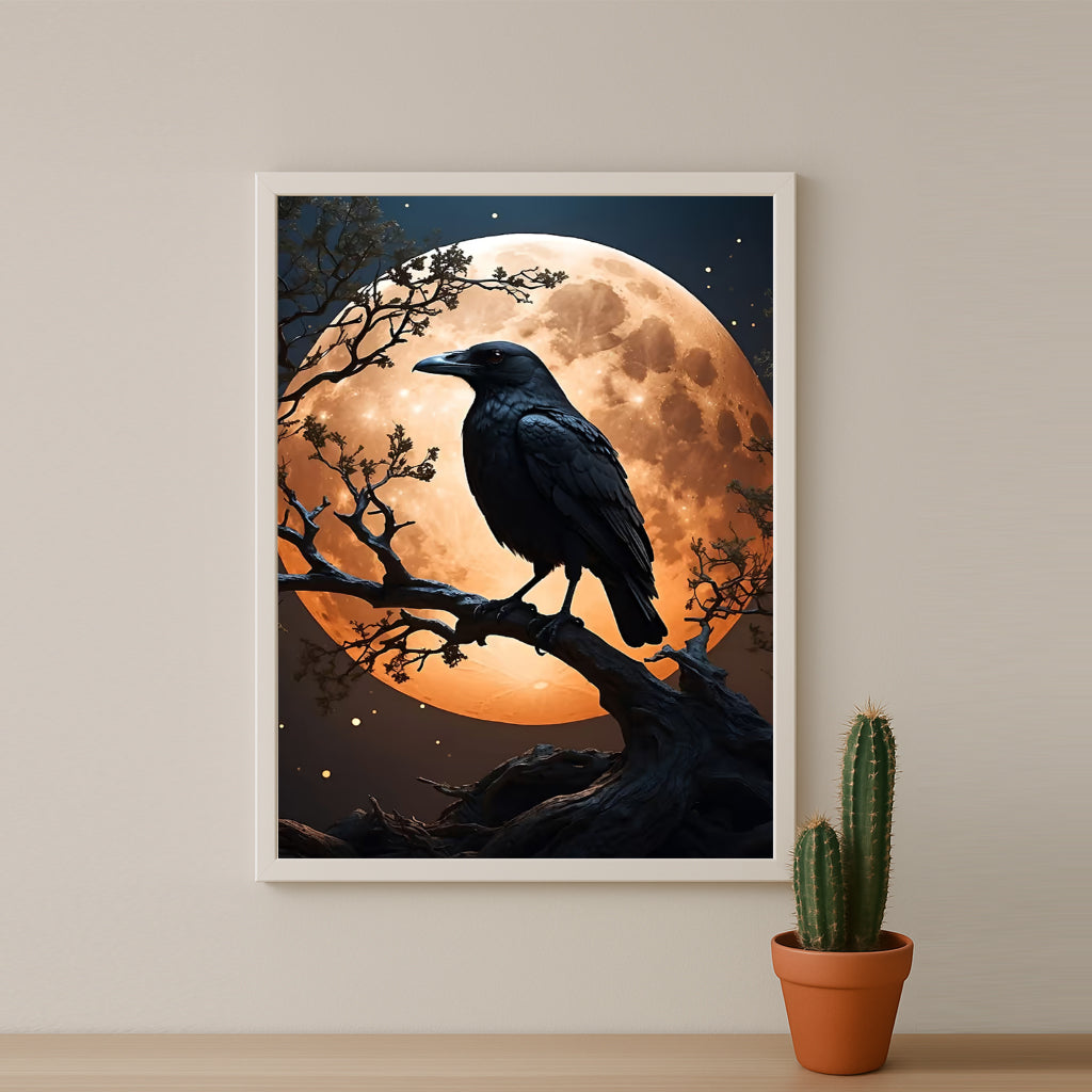 Poster Halloween - Corbeau