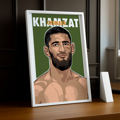 Poster UFC - Khamzat Chimaev Illustration