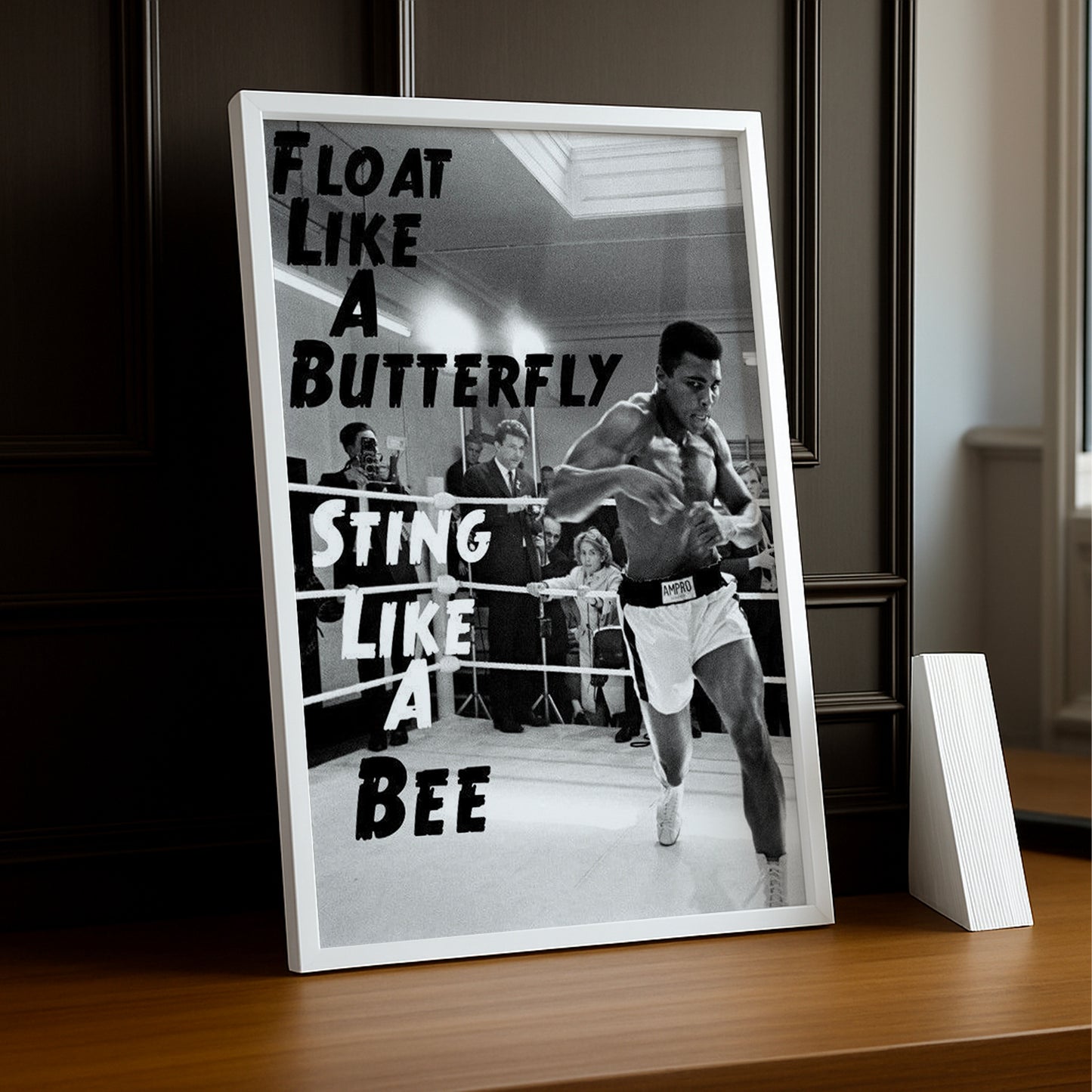 Cadre Photo Boxe - Muhammad Ali "Float Like a Butterfly"