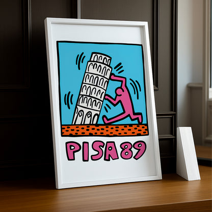 Cadre photo Keith Haring