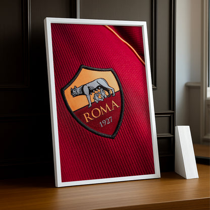 Poster Maillot Football - AS Roma Kit 25-26