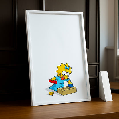Cadre Photo Les Simpsons - Maggie Simpson Jouets