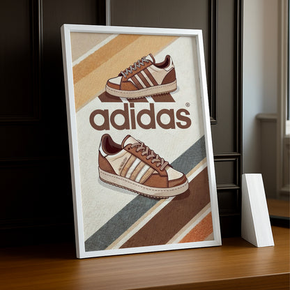 Cadre photo Adidas - Superstar Beige