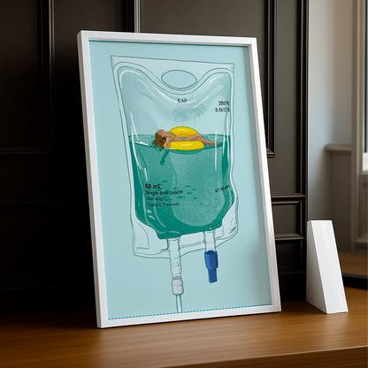 Cadre Photo Natation - Addict