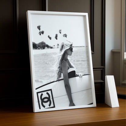 Cadre photo Chanel surf