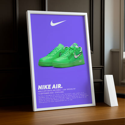 Nike Air Force 1 Low x Off-White Brooklyn Fotorahmen 