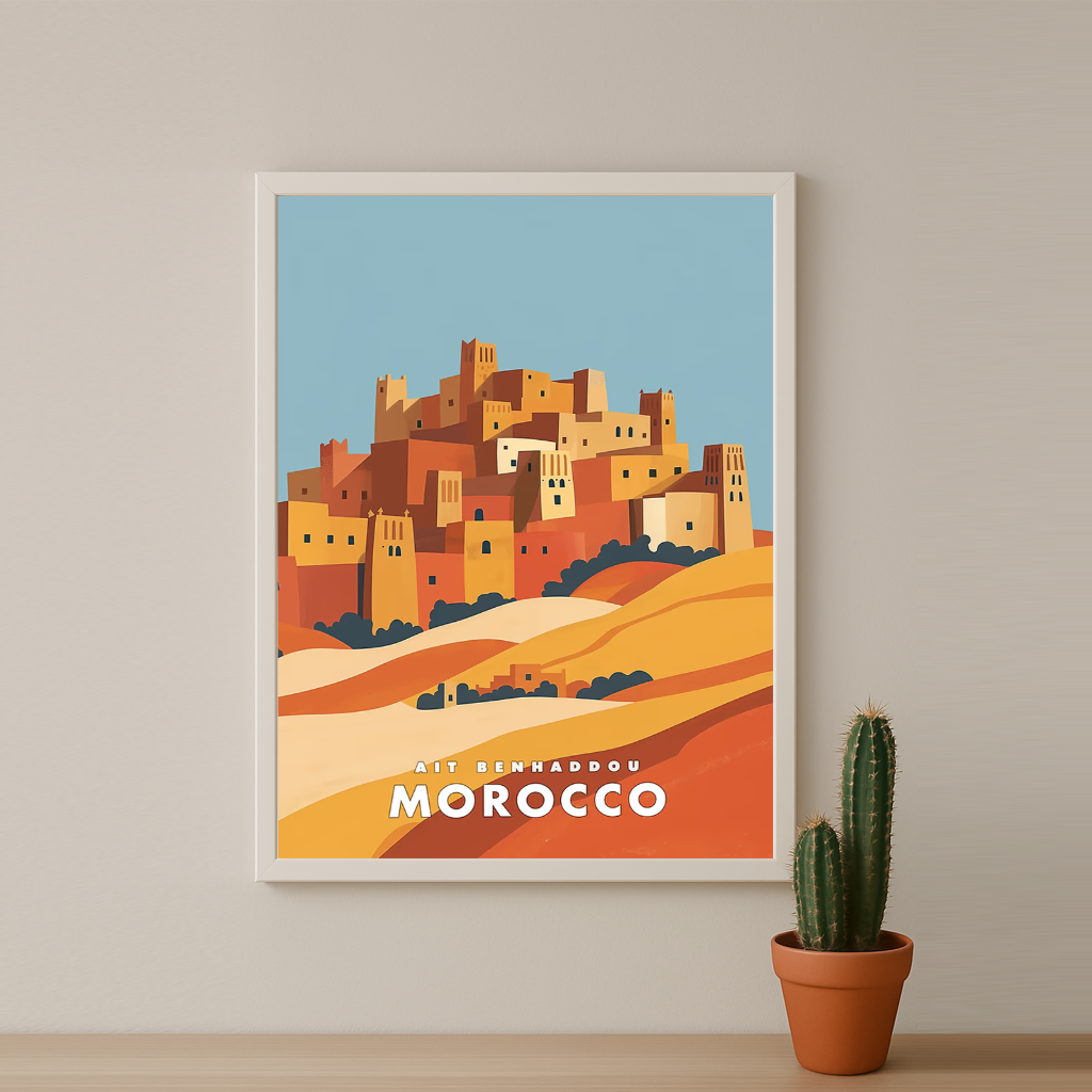 Ait Benhaddou Maroc - Poster