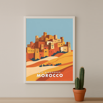 Ait Benhaddou Maroc - Poster