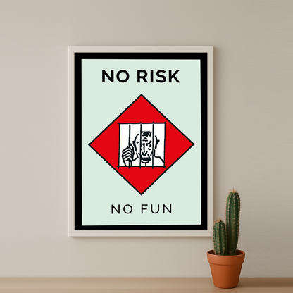Monopoly No Risk No Fun - Cadre photo