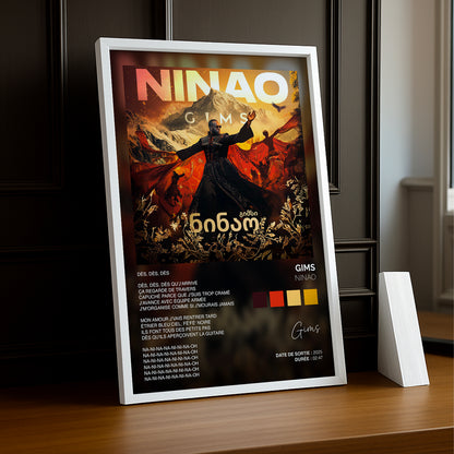 Cadre photo Titre Musicaux - Ninao de Gims