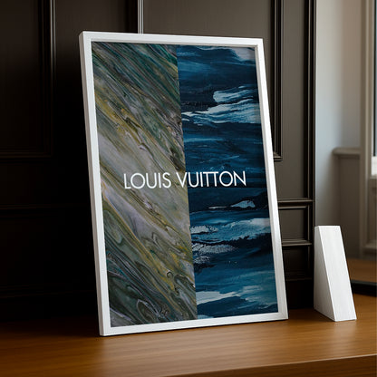 Cadre photo Louis Vuitton - Aesthetic Blue x Green