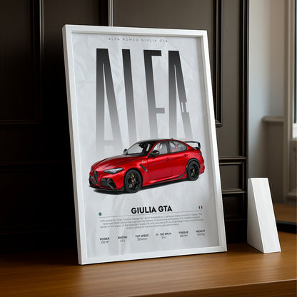 Cadre photo Alfa Romeo Giulia GTA