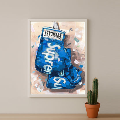 Cadre photo Supreme - Boxing bleu