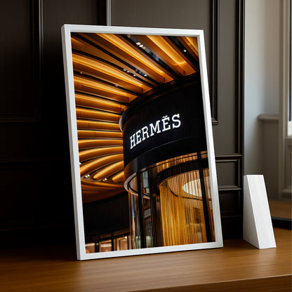Cadre photo Hermès - Gold Facade