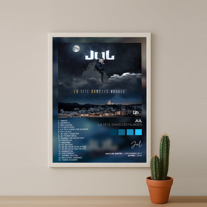 Poster Jul - Album La tête dans les nuages