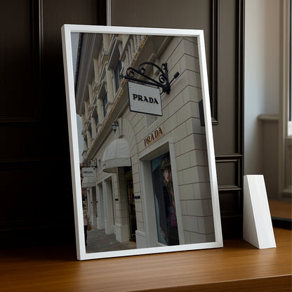 Cadre Photo Prada - Devanture de magasin