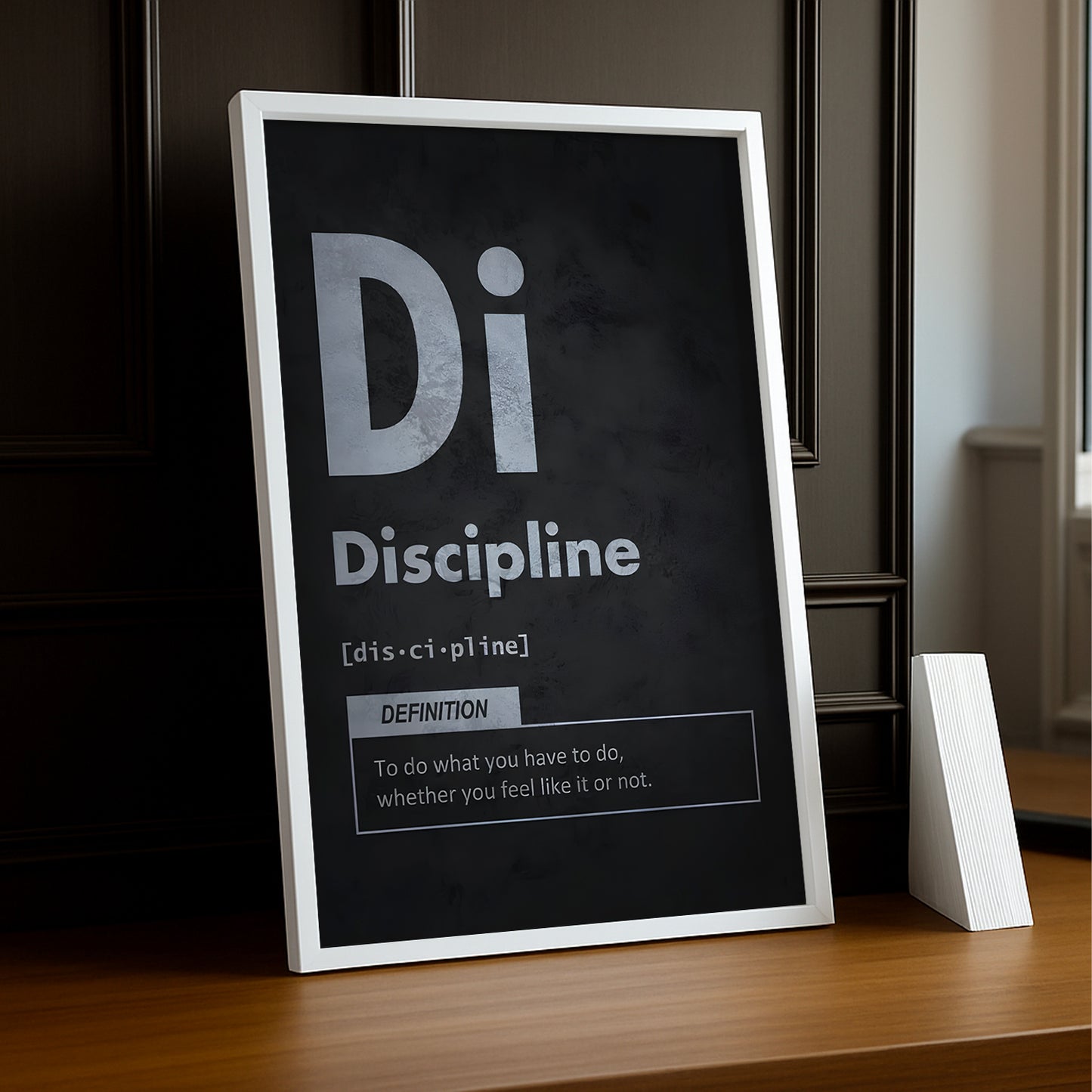 Cadre photo Motivation - Discipline