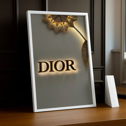 Cadre photo Dior Gold