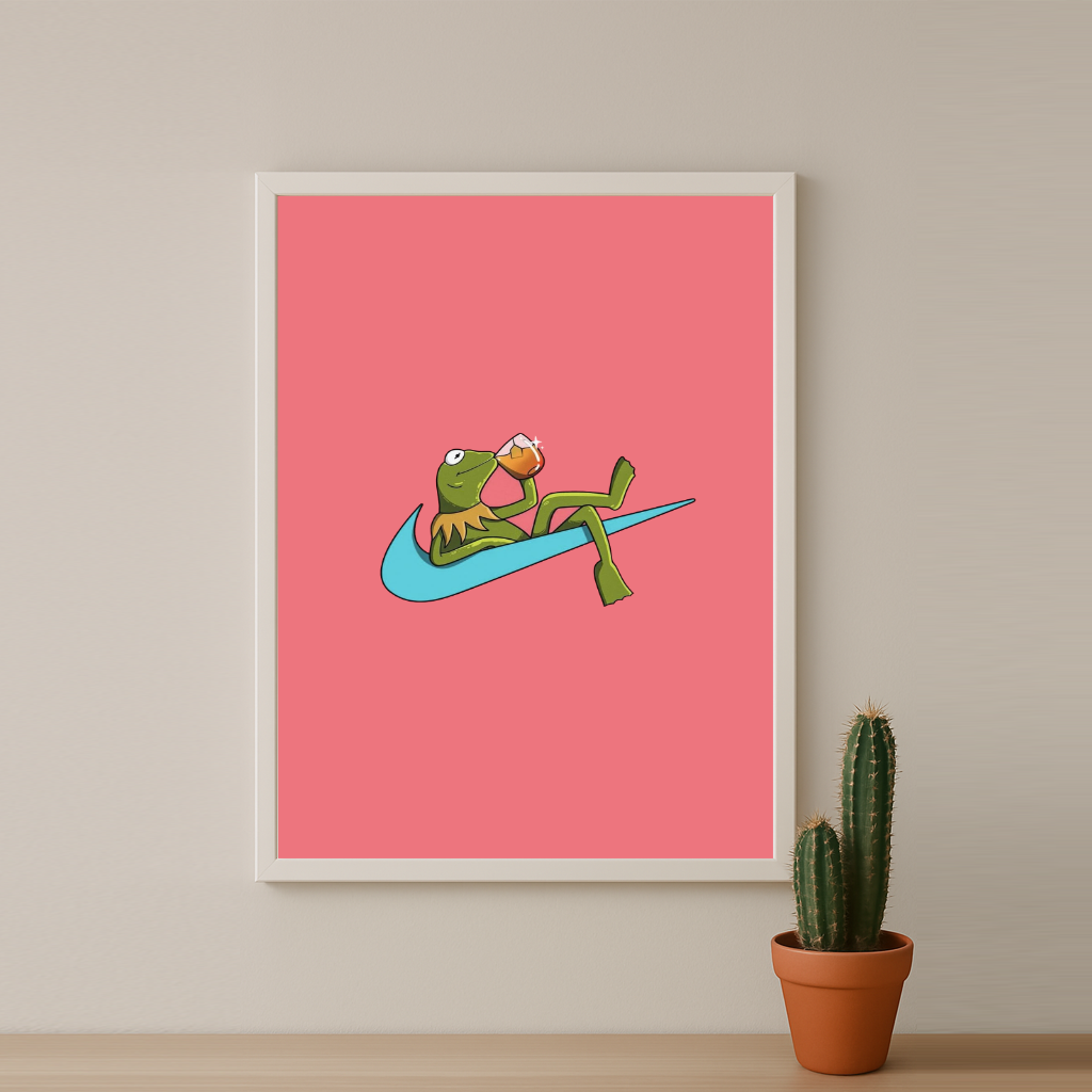 Poster Nike logo art