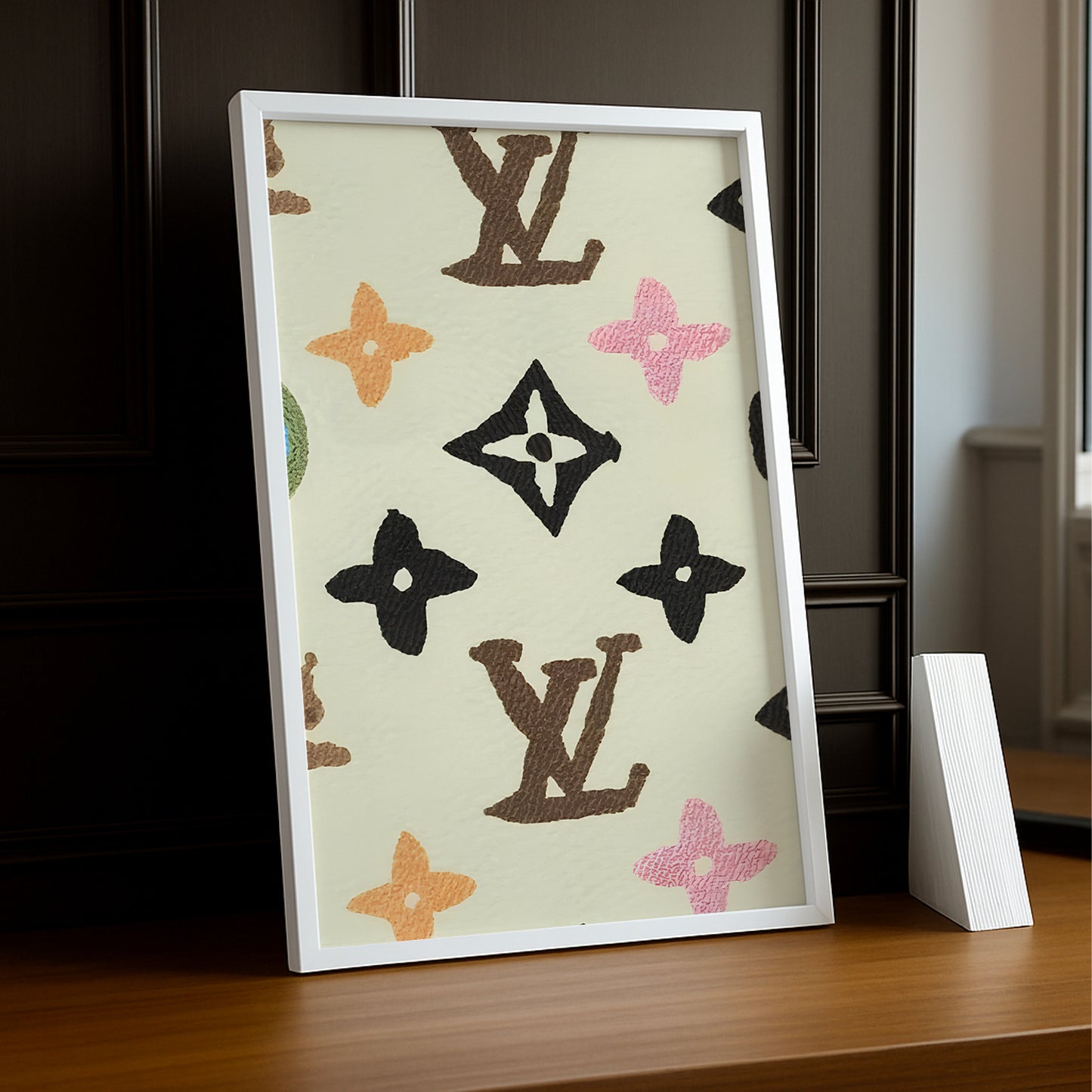 Cadre photo Louis Vuitton multi-couleurs