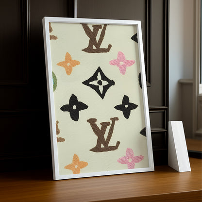 Cadre photo Louis Vuitton multi-couleurs