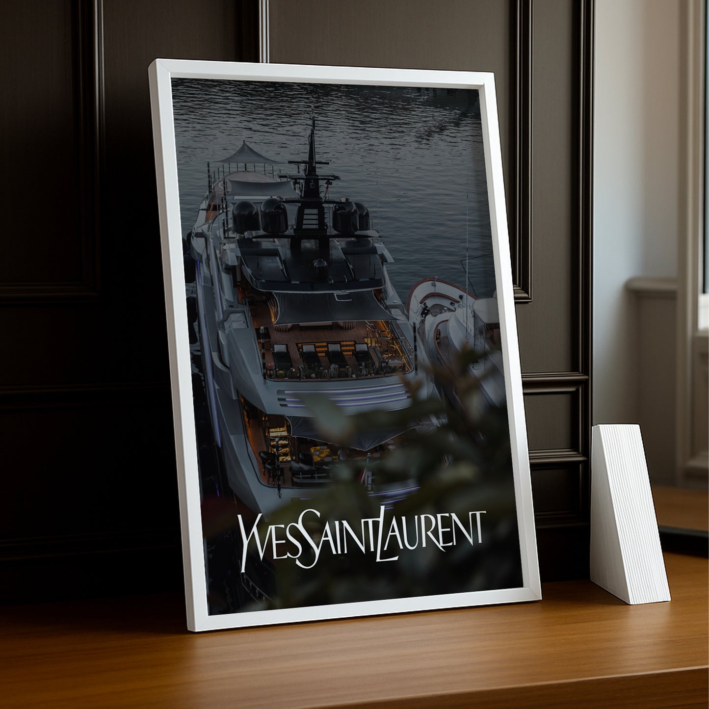 Cadre photo Yves Saint Laurent - Bateau