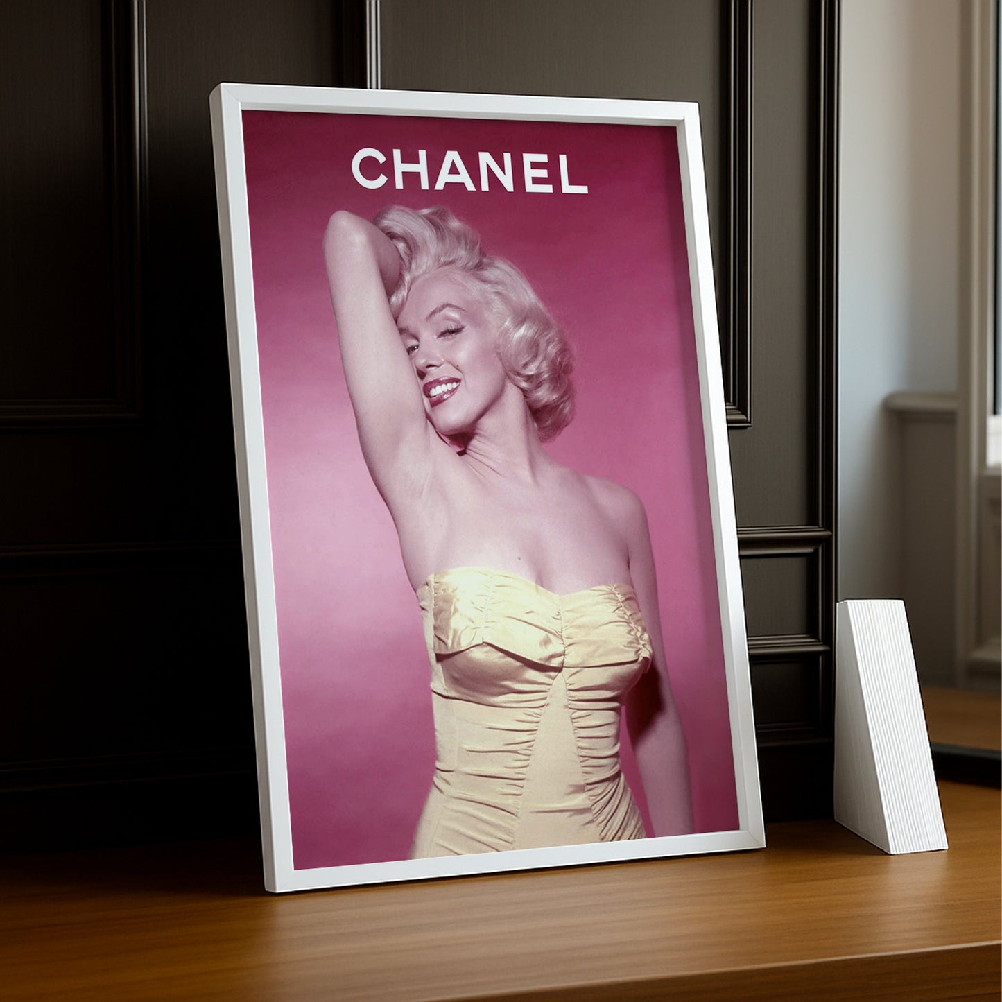Poster Photo Chanel - Monroe Rose