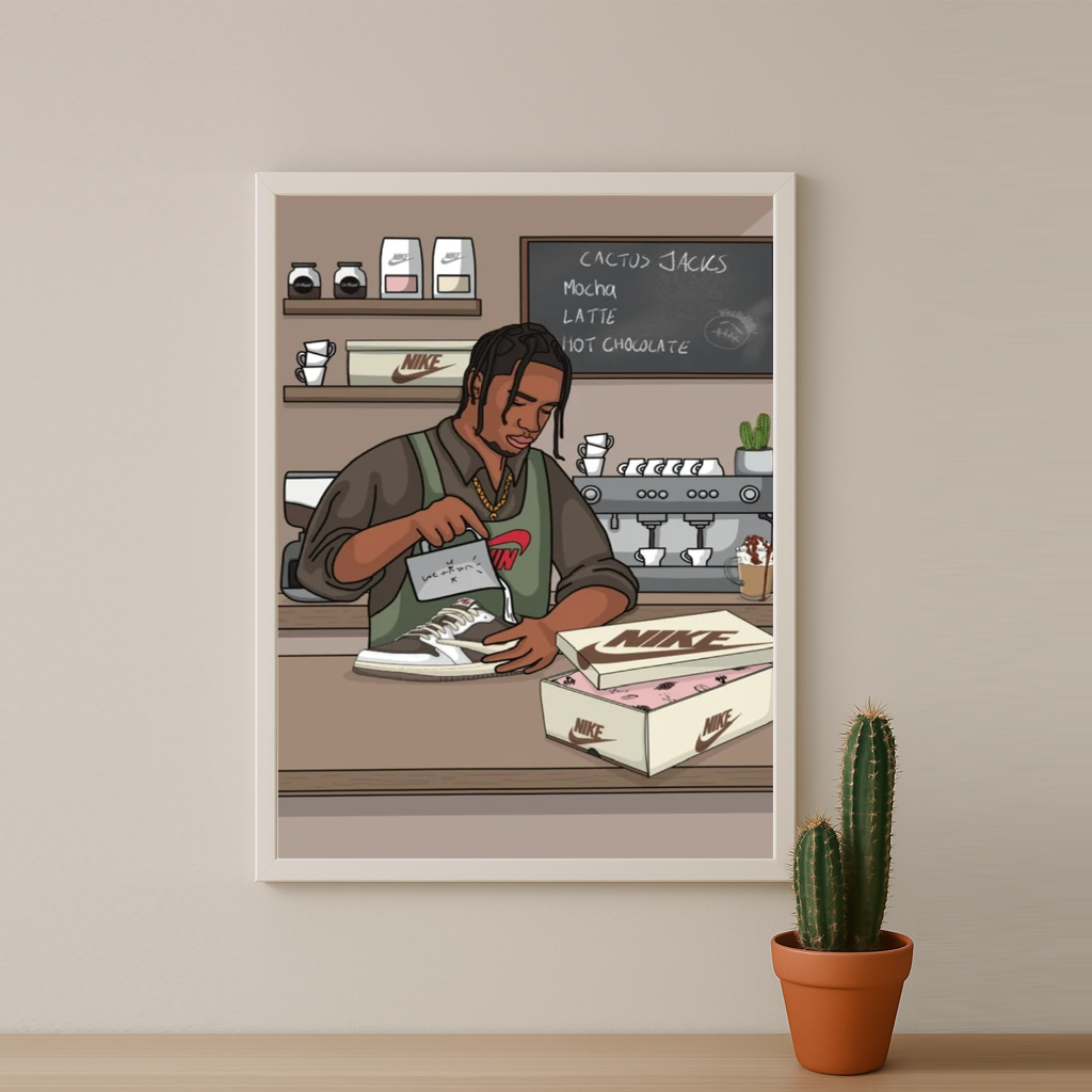 Poster Nike Travis Scott Draw