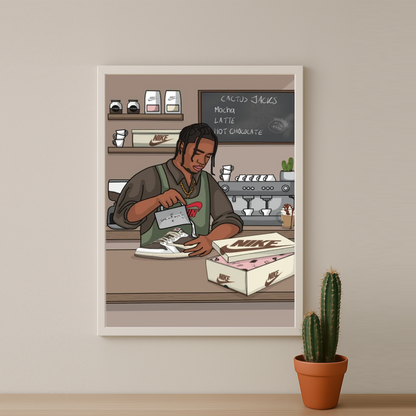 Poster Nike Travis Scott Draw