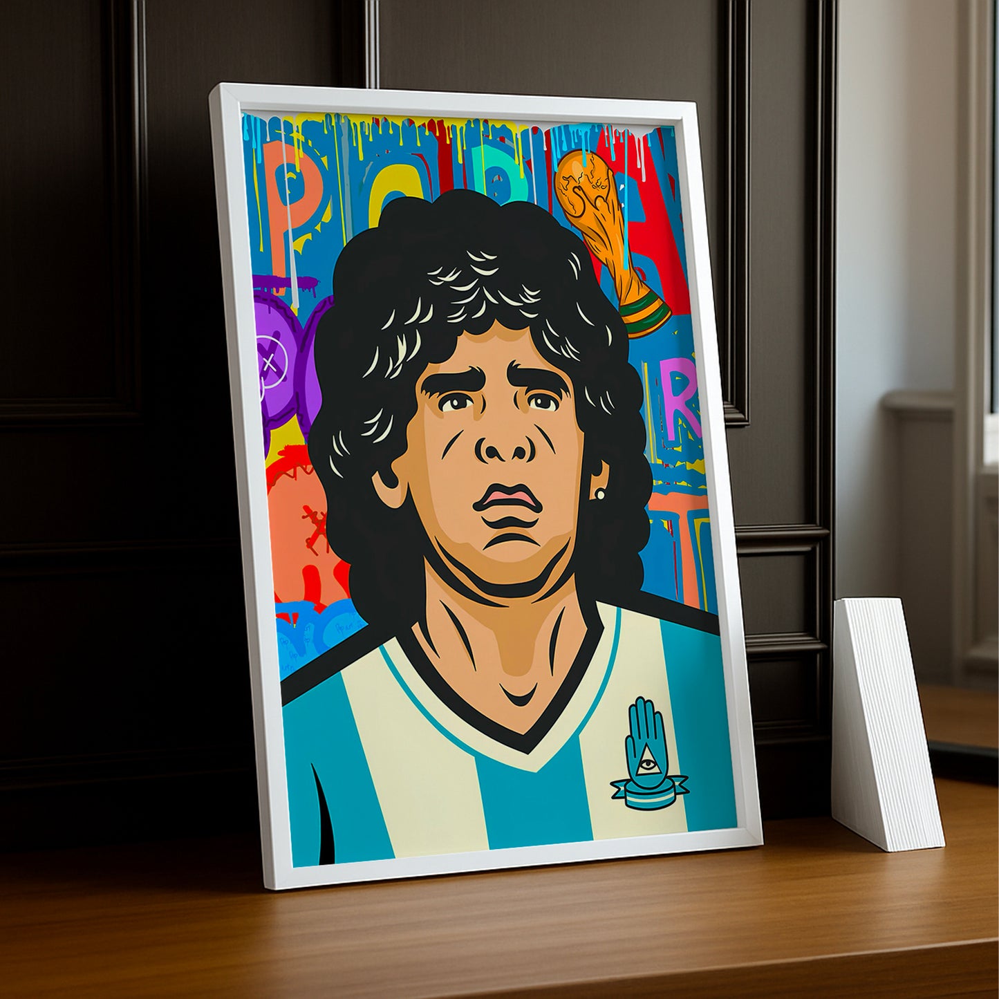 Cadre Photo Footballeur - Maradonna