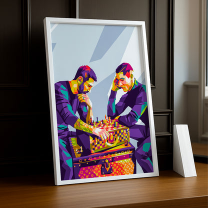 Cadre photo Louis Vuitton - Cristiano Ronaldo x Messi