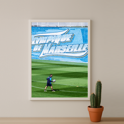 Poster encadrée Olympique de Marseille - Wall