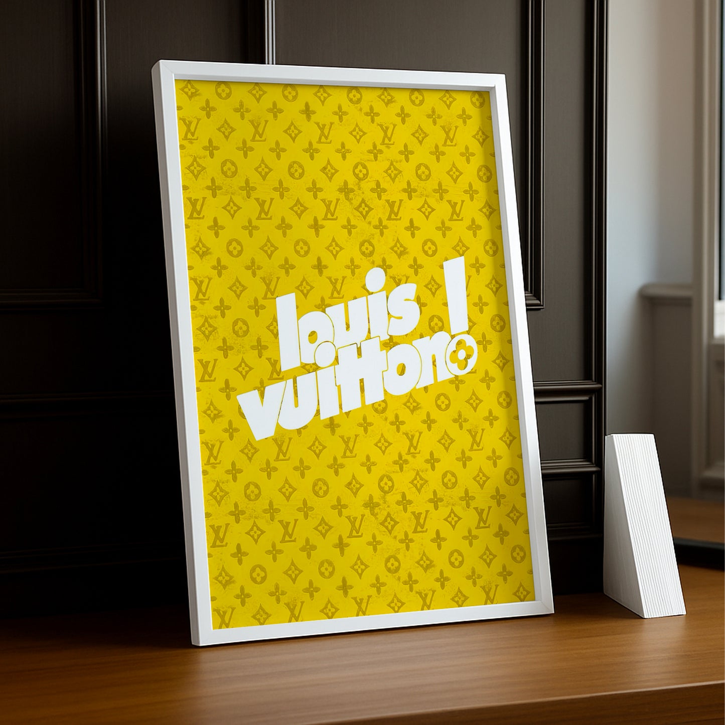 Cadre photo Louis Vuitton Yellow
