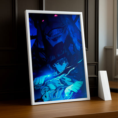 Poster Photo Solo Leveling - Blue Power