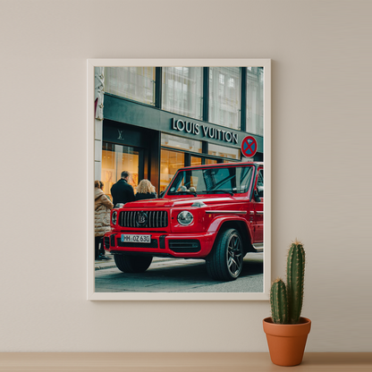 Cadre photo Louis Vuitton x Mercedes Classe G
