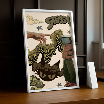 Cadre photo Stüssy illustration