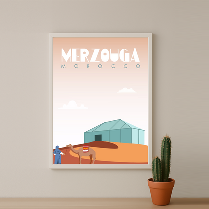 Maroc Merzouga - Cadre photo