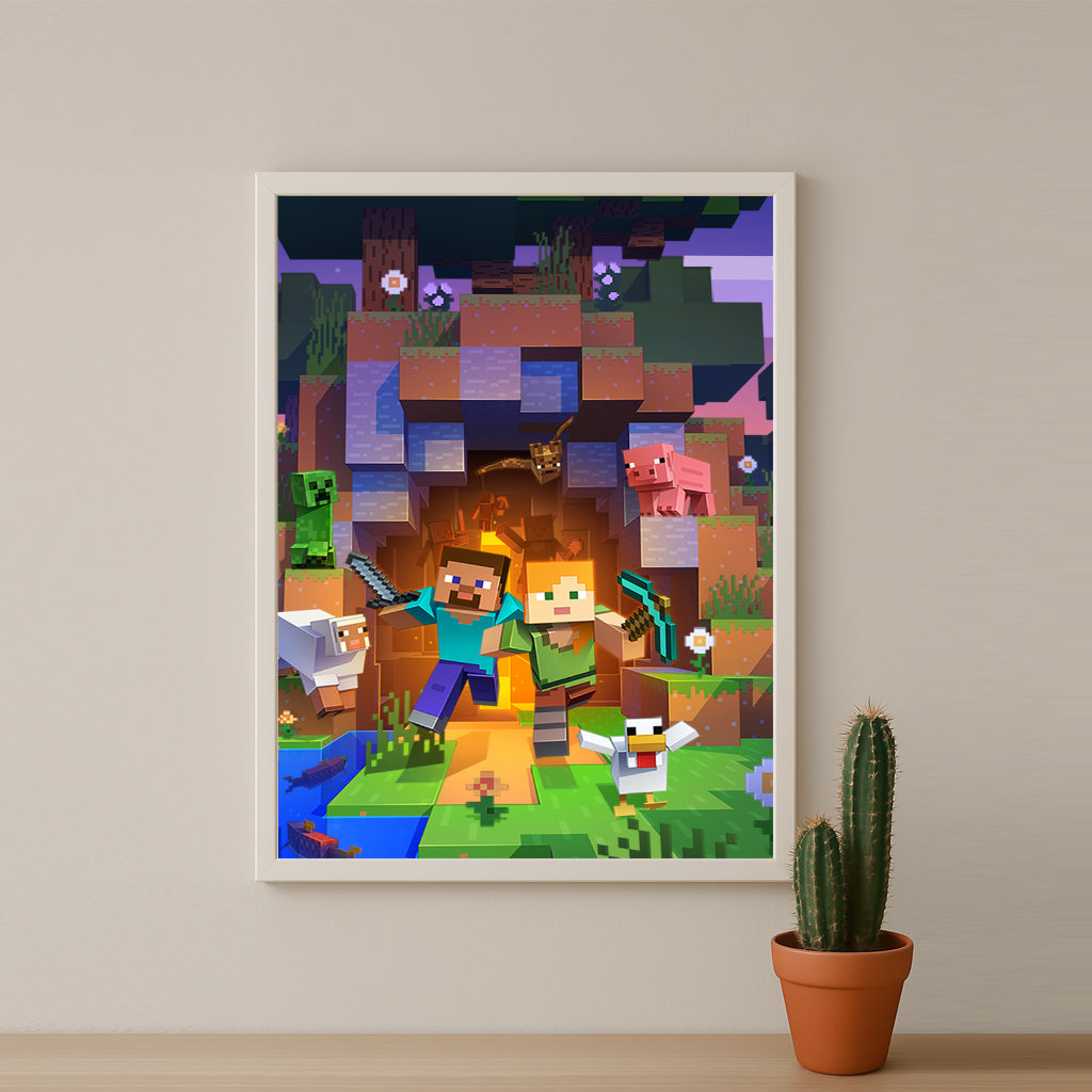 Cadre photo Minecraft