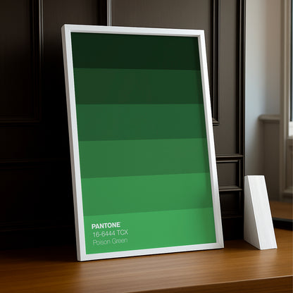 Cadre Photo Pantone Dégradé - Poison Green