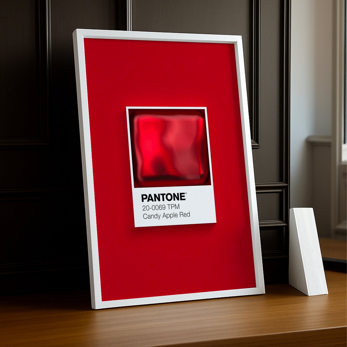 Cadre Photo Pantone Étiquette - Candy Apple Red