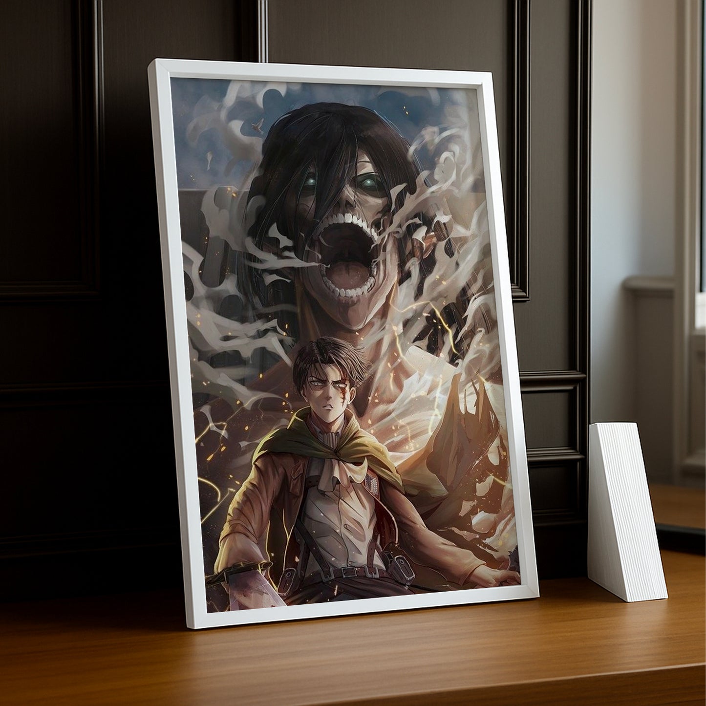 Cadre Photo Attack On Titan - Eren vs Titan