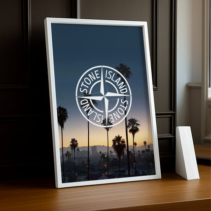 Cadre photo Stone Island paysage