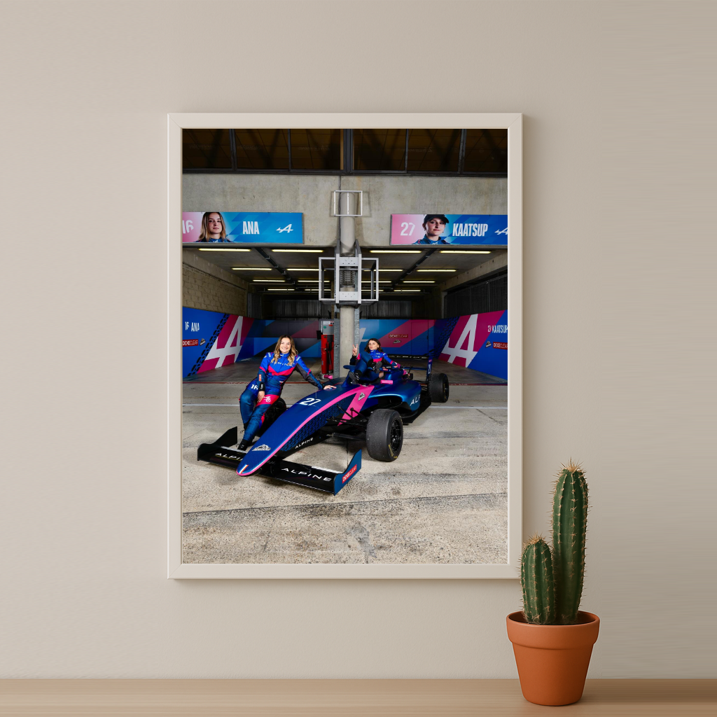 Poster encadrée GP Explorer - Écurie Alpine Ana x Kaatsup