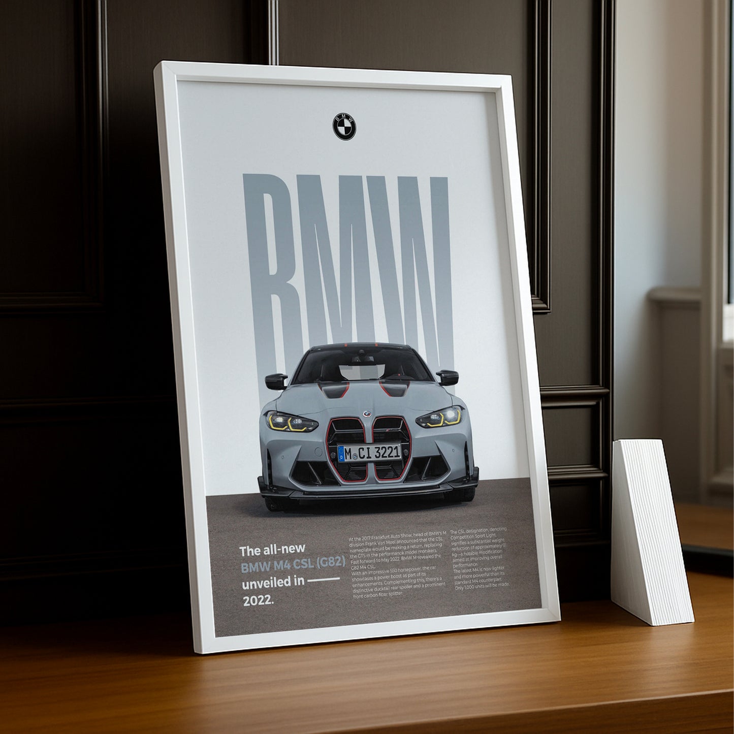 Poster Voitures - BMW M4 CSL G82