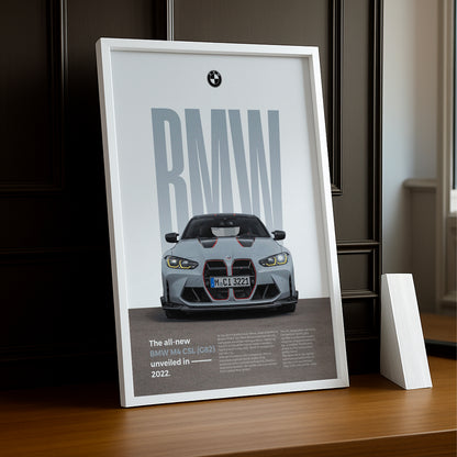 Poster Voitures - BMW M4 CSL G82