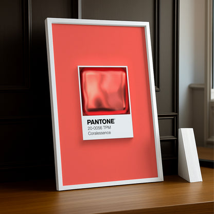 Cadre Photo Pantone Étiquette - Coralessence