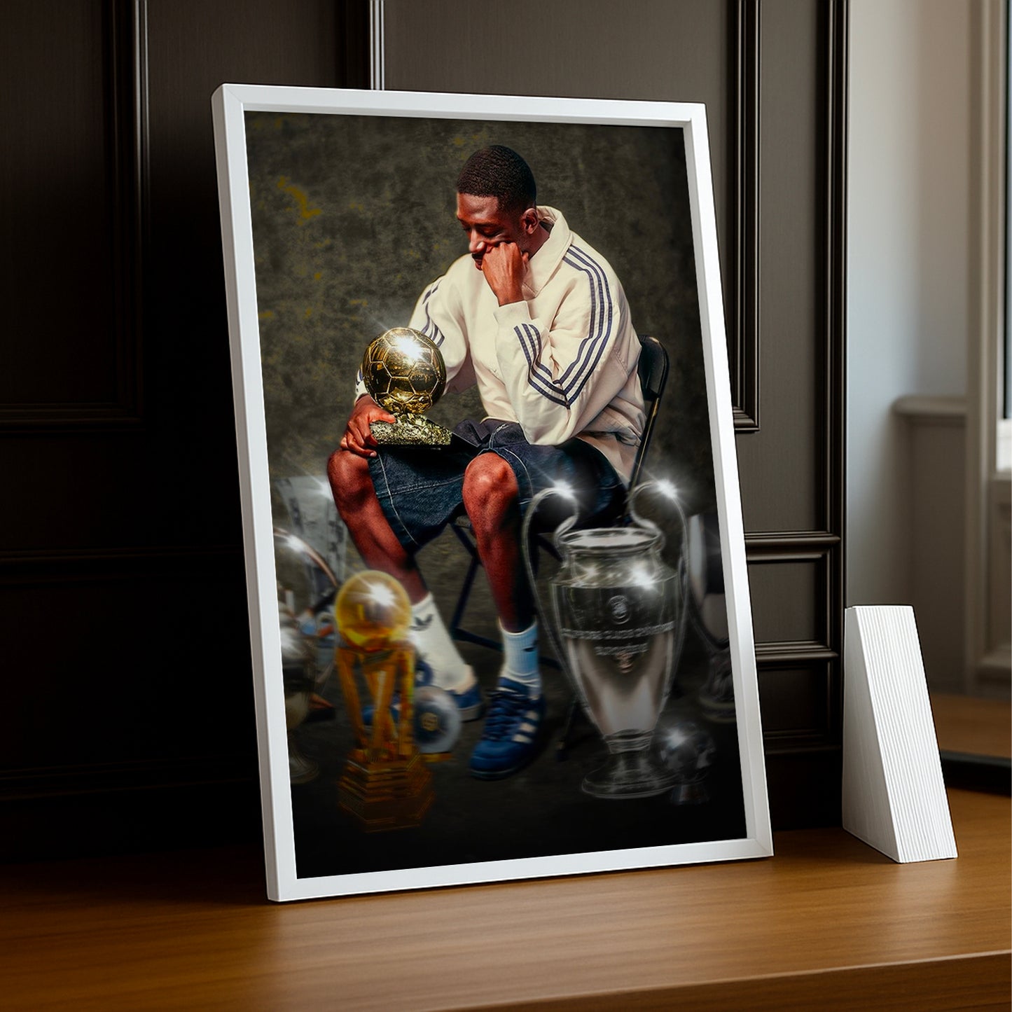 Cadre photo Ousmane Dembélé Ballon d'Or