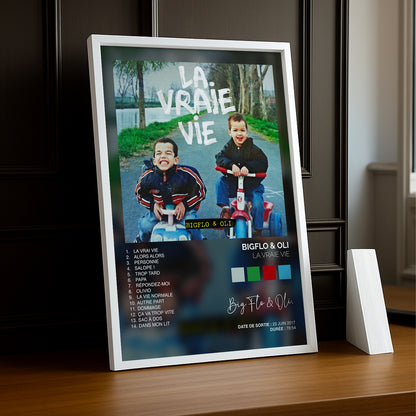 Cadre Photo BigFlo & Oli - La vraie vie