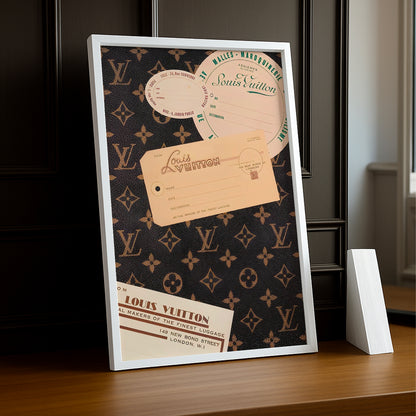 Cadre photo Louis Vuitton Valise ticket