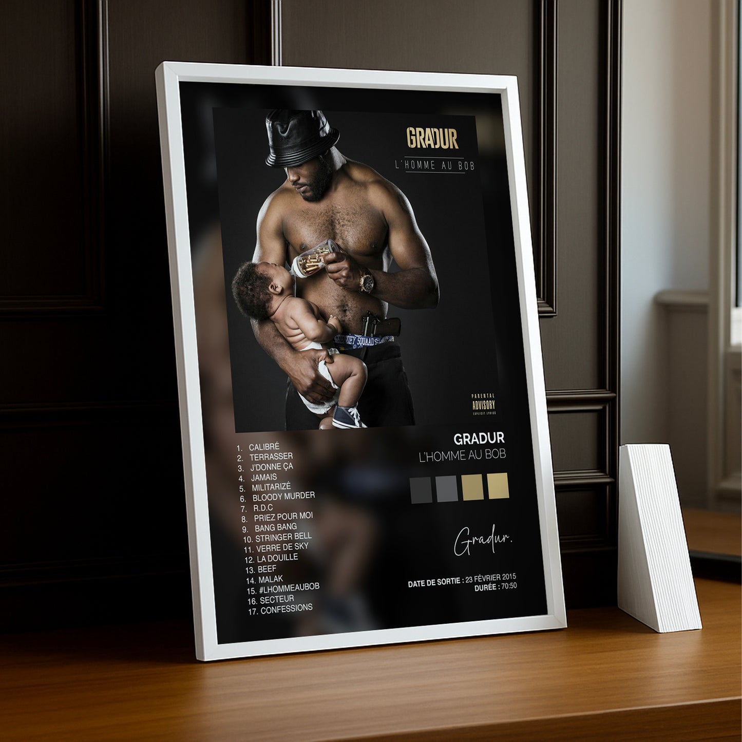 Cadre Photo Album - Gradur L'Homme au Bob